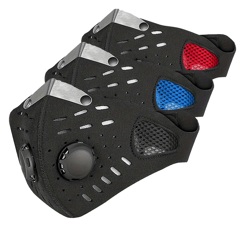 قناع دراجة نارية صيفي، أقنعة قابلة للتنفس، قناع نصف وجه موتو مضاد للغبار، قناع وجه لركوب الدراجات النارية #1