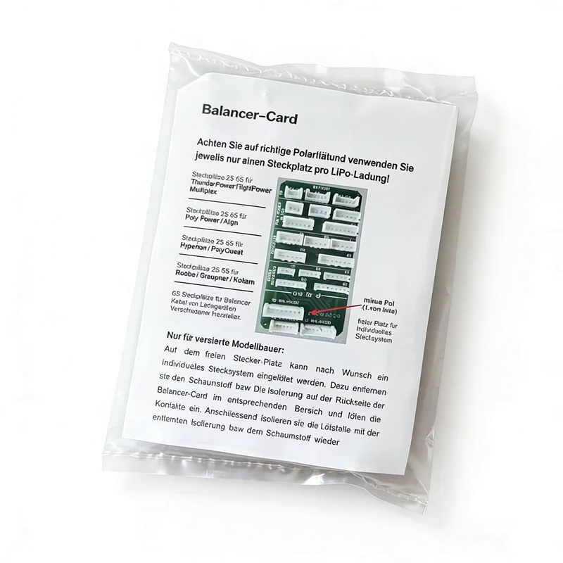 

Multi-Plug Lipo Charging Board | 2-6S Compatible with TP/HP/XH/EH Plugs, 30g Lightweight for RC Models