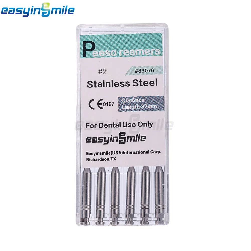 Dental Drill Gates Glidden Drills Peeso Reamers Drill Endo  Endodontic Files 32mm Engine Use Stainless Steel 6pcs/pack