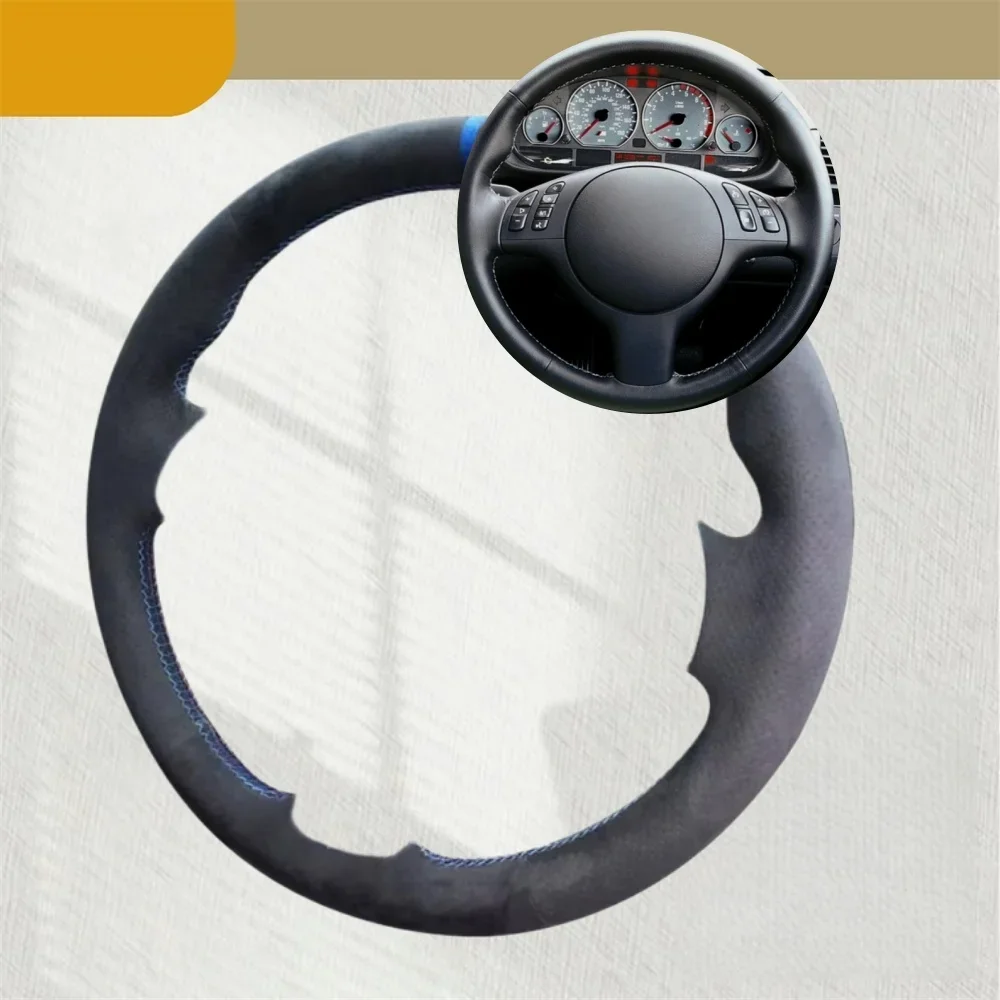 

Автомобильный чехол на руль для BMW M Sport 3 серии E46 Coupe 2000-2006 M3 E46 M5 E39 2000-2003 Автомобильные аксессуары на руль