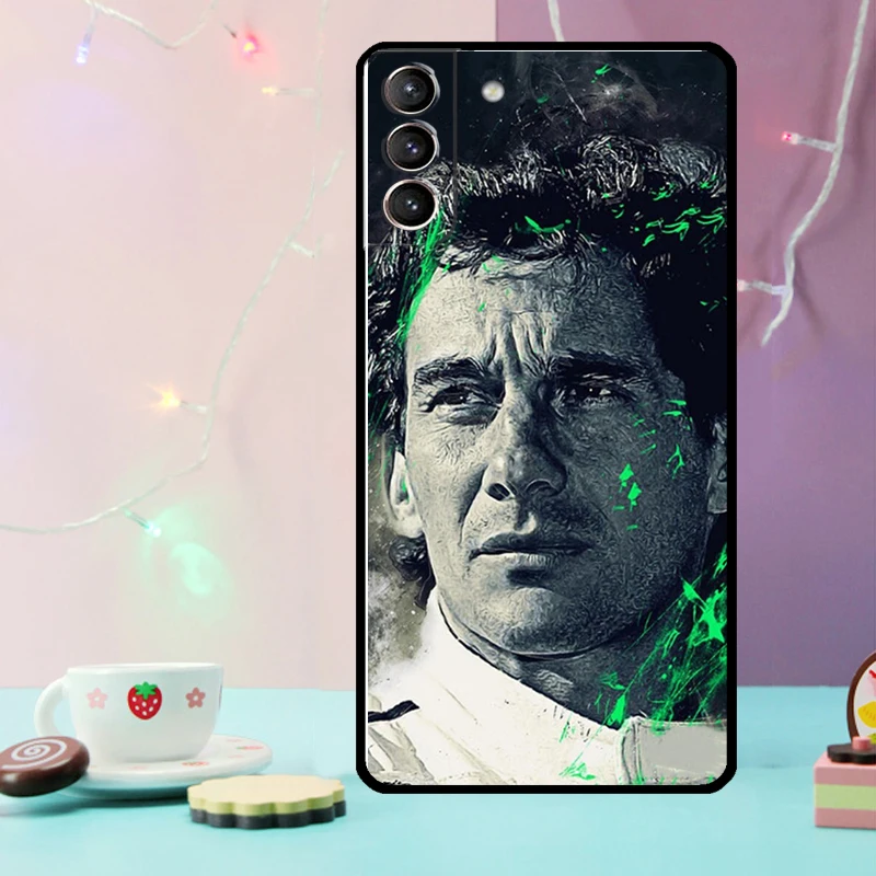 Etui Ayrton Senna F1 do Samsung Galaxy S24 S21 S22 S23 Ultra Plus S20 FE S8 S9 S10 Note 10 20 Ultra Cover