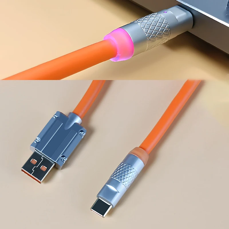 Macaron-Cable de teclado mecánico tipo C A USB A TPU, Conector de Aviador desmontable para teclado de juegos, 1,8 m