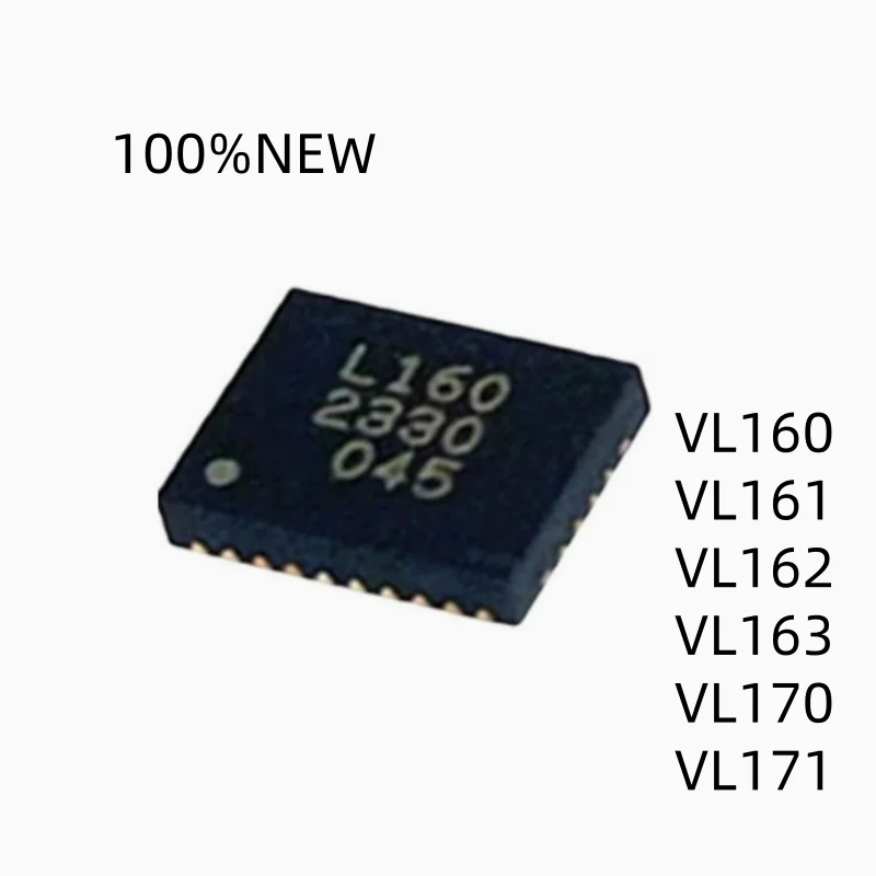 (5 Pieces) 100% New Vl160 Vl161 Vl162 Vl163 Vl170 Vl171 L160 L161 L162 L163 L170 L171 Qfn-28 Type-C Chip Ic