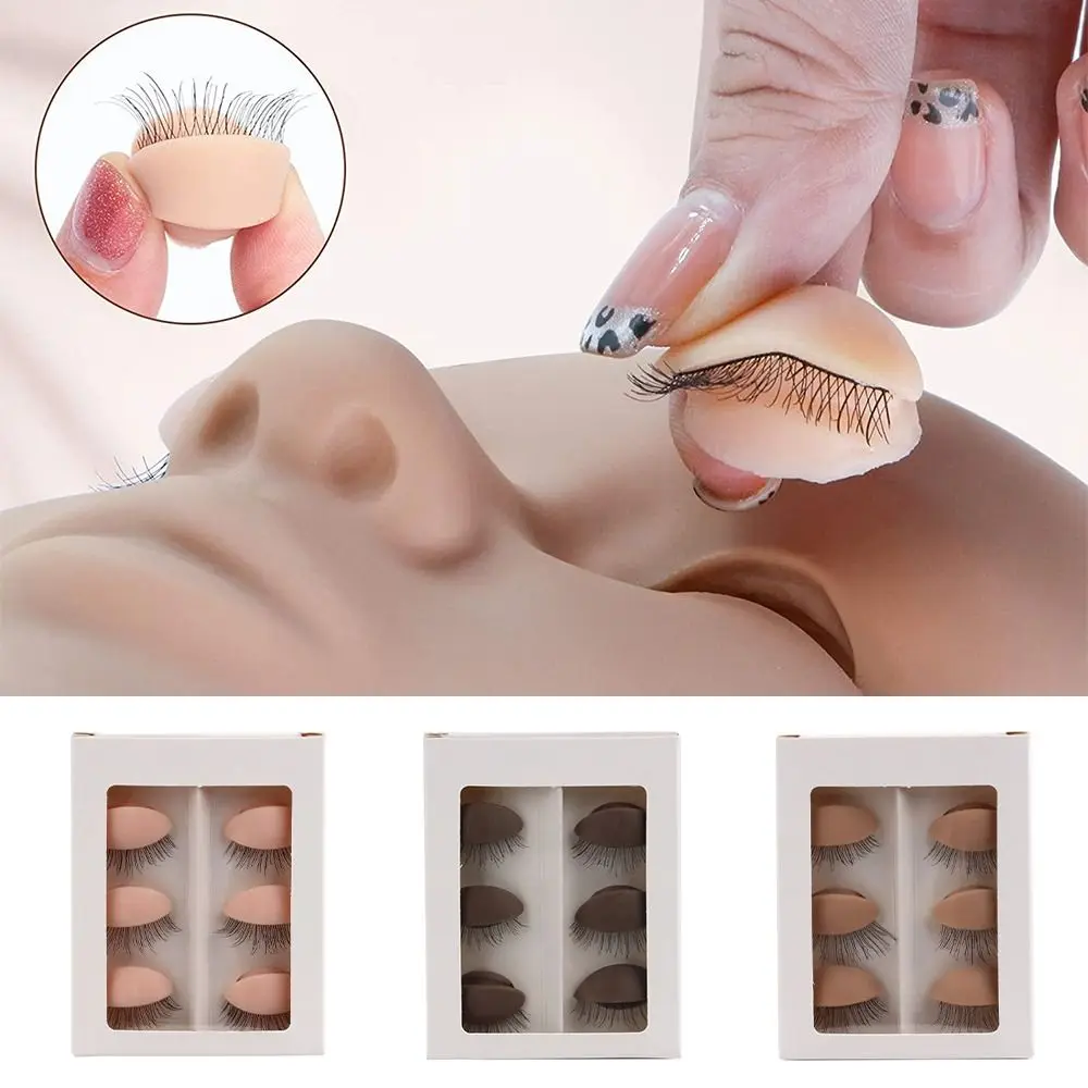 For Starter Multi-functional Training Lashes Training Head Eyelashes Extension Training Model Practice Grafting Eyelashes Tools