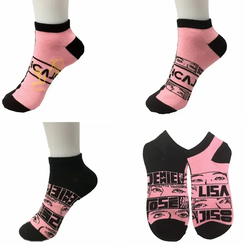 Cute Cartoon Girl Short Socks Fashion Ankle Casual Colorful Stockings Tight Socks Friends Cosplay Fans Gift