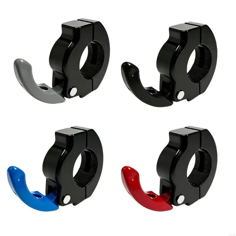 M76E Clamp On Handlebar Hanger Aluminum Hook for Bag and Helmet Carry on Short Trips