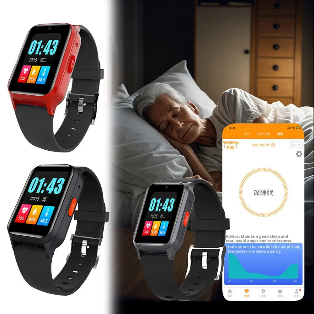 smartwatch-da-145-pollici-per-anziani-videochiamate-hd-e-assistente-vocale-monitoraggio-della-salute-24-ore-su-24-gps-integrato-e-rilevamento-cadute