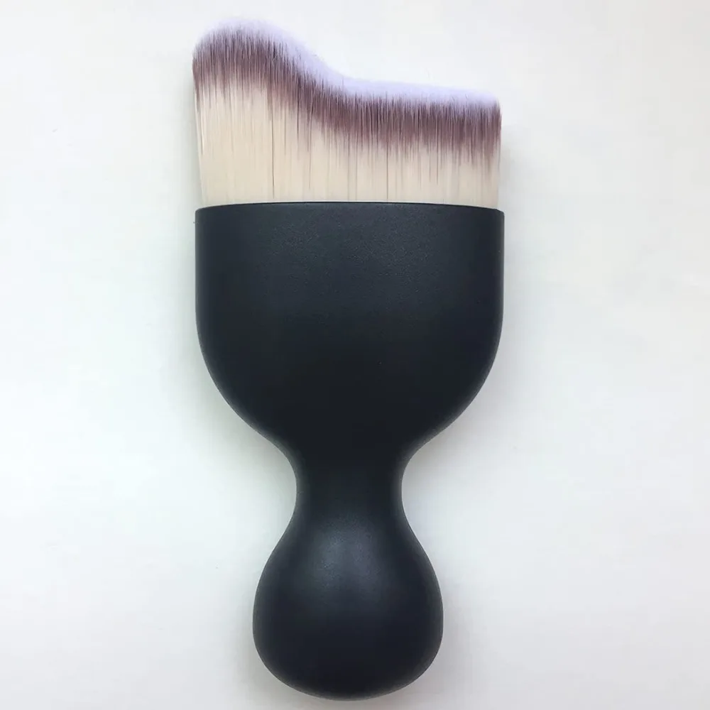 Best - Multi-function Cosmetic Makeup Brush for Loose Powder, Foundation Make-up,Liquid Foundation,S Shape Top,White - Hot Sale.