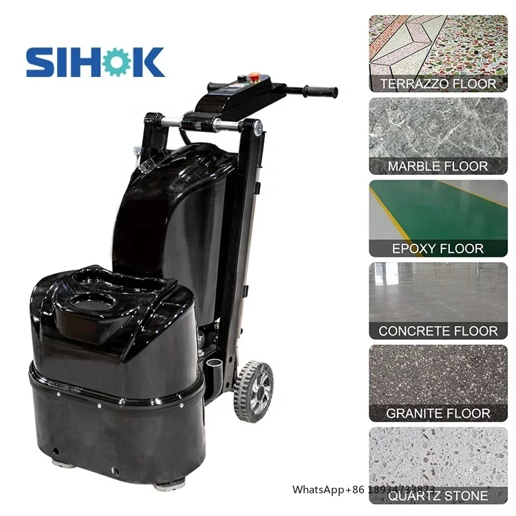 Factory direct supply 540mm floor polishing machine epoxy terrazzo concrete floor grinder with vacuum