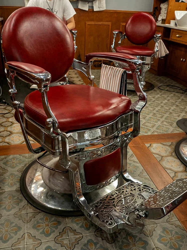 Men's haircut chairs, hair salons, special down shaving chairs.