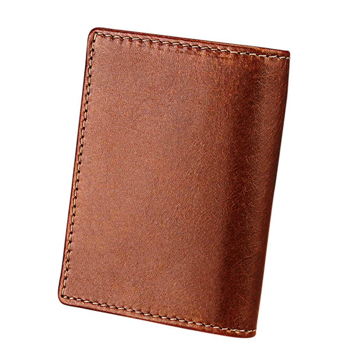 

Rfid Blocking Wallet for Men Brown Anti Magnetic Credit Card Protector with Smooth Texture Secure Daily Use Wallet