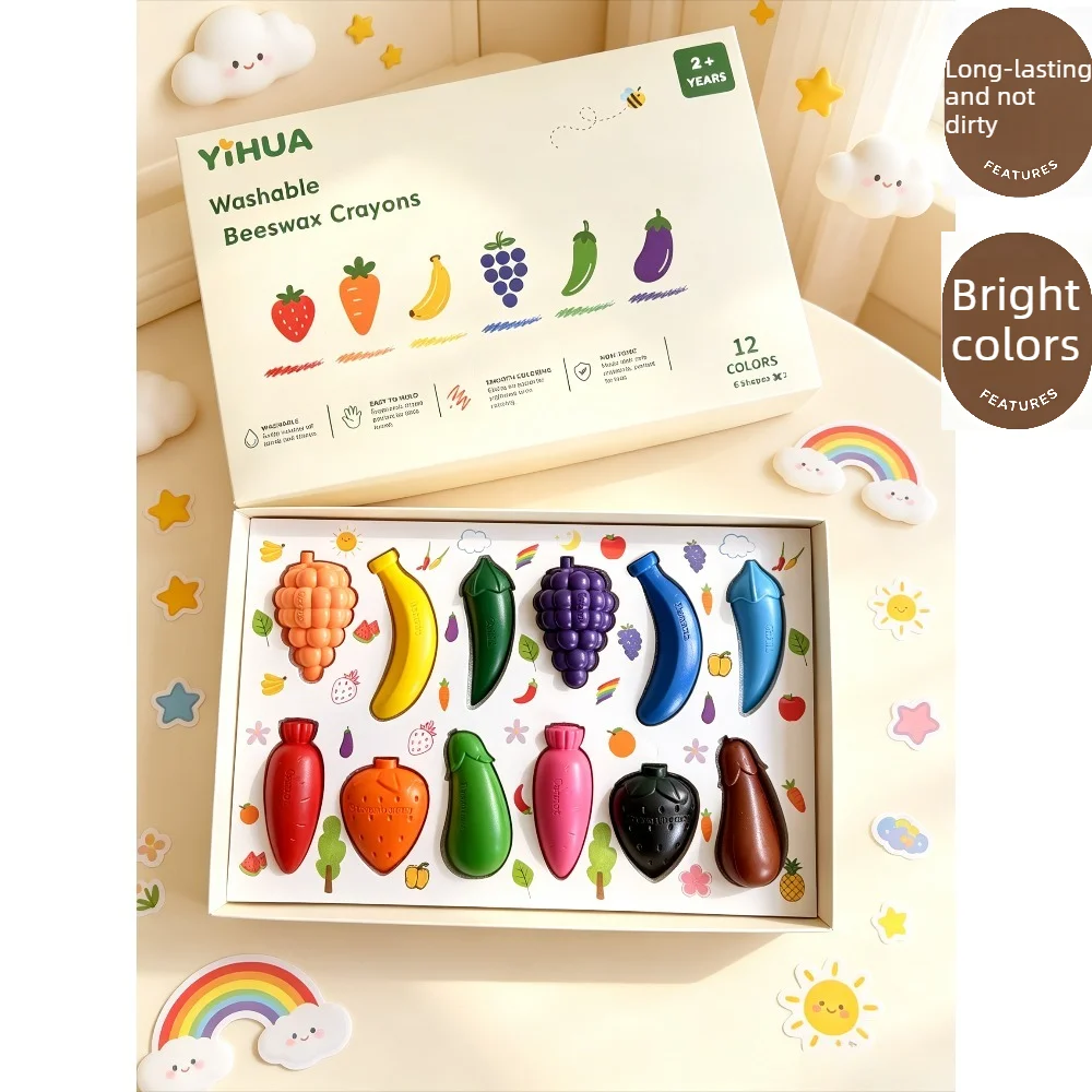 Set de Crayones de Frutas para - Baby Food Oil reseña y precio