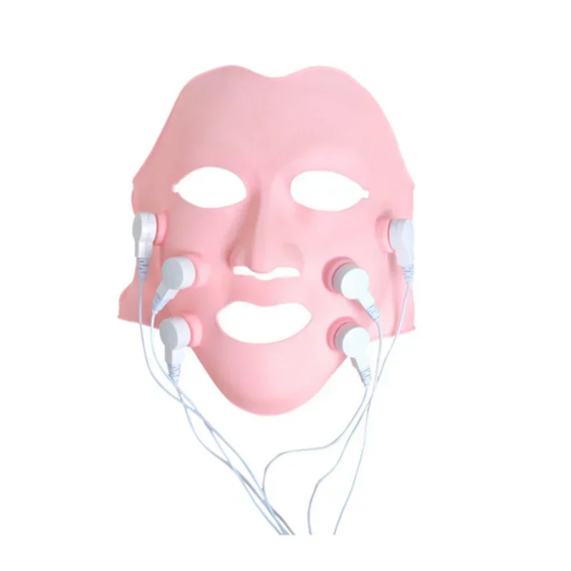 Masque facial électrique en silicone 3D, masseur facial en forme de V, ems lifting du visage, amincissant, spa beauté, estomper les ridules, soins du visage