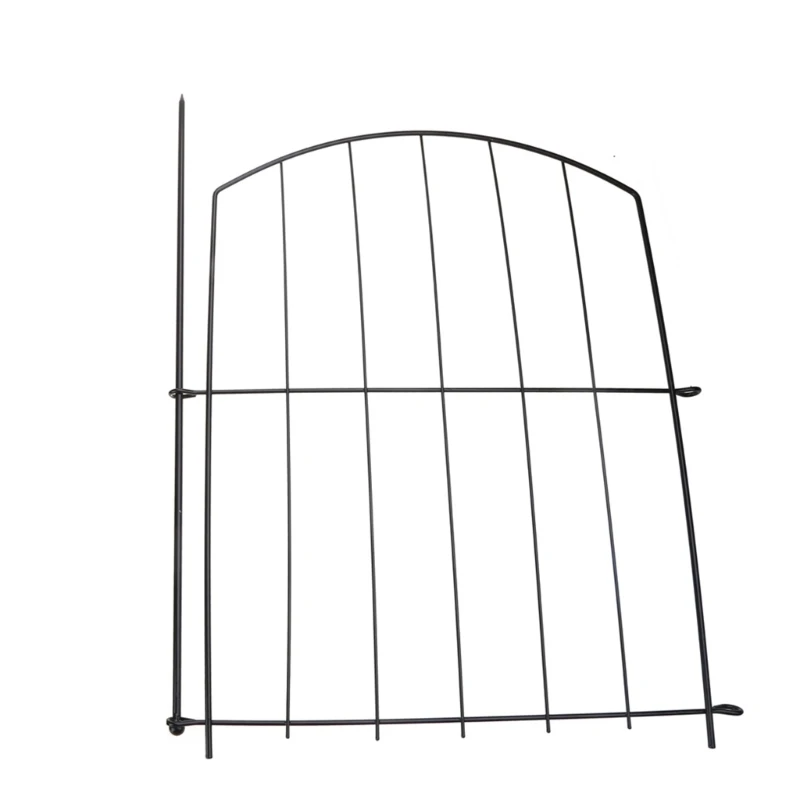 Decorative Garden Fence Panel Metal Fence Wire Fencing Flower Barrier Section Panel Metal Fence Panels Garden Outdoor