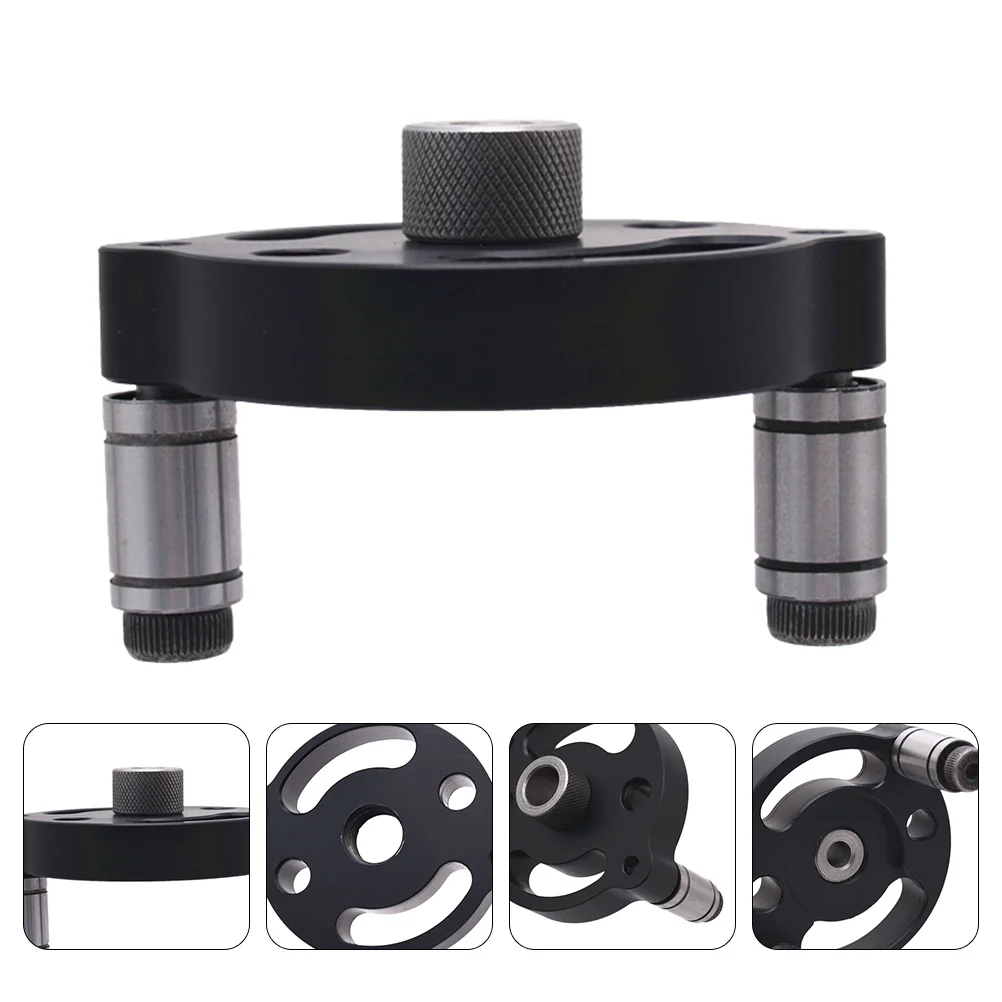 

1 комплект, локатор сверла с прямыми отверстиями, алюминиевый прочный деревообрабатывающий направляющий инструмент для сверления, точное позиционирование для ремонта дерева