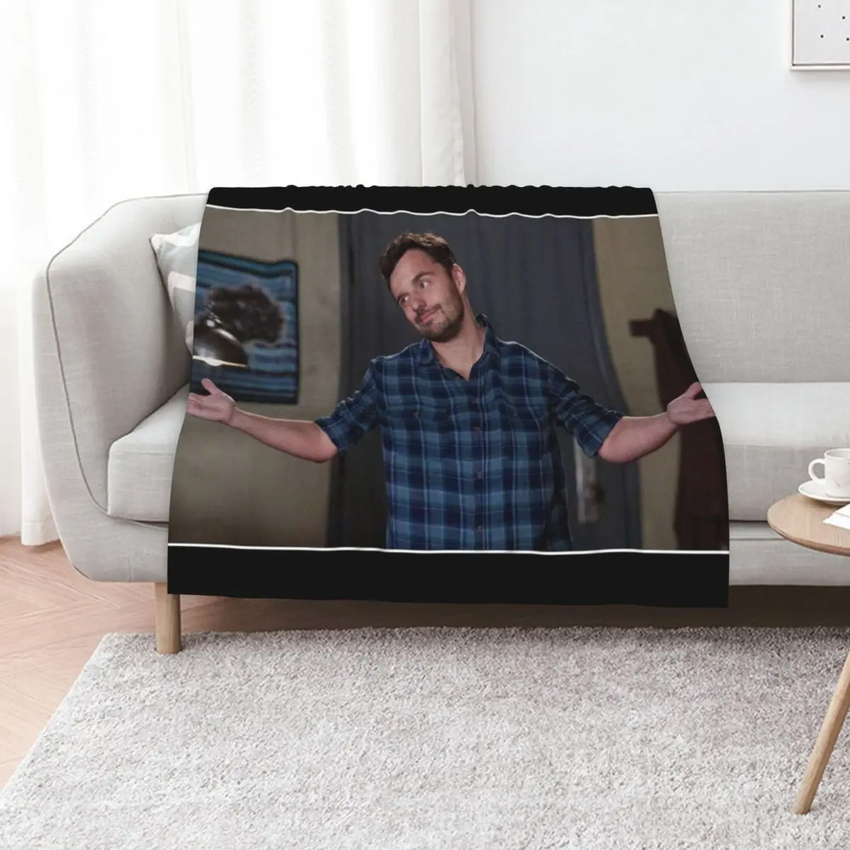 

Nick Miller Throw Blanket blankets and throws Bed Fashionable Luxury Soft Beds Blankets