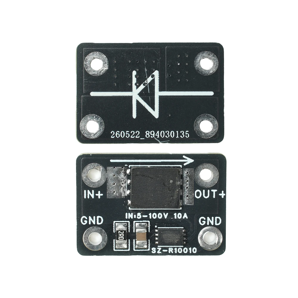 25A 30A High Current Ideal Diode Module DC 5 60V Low MOS Resistance Solar Anti Backflow Battery Anti Reverse Connection