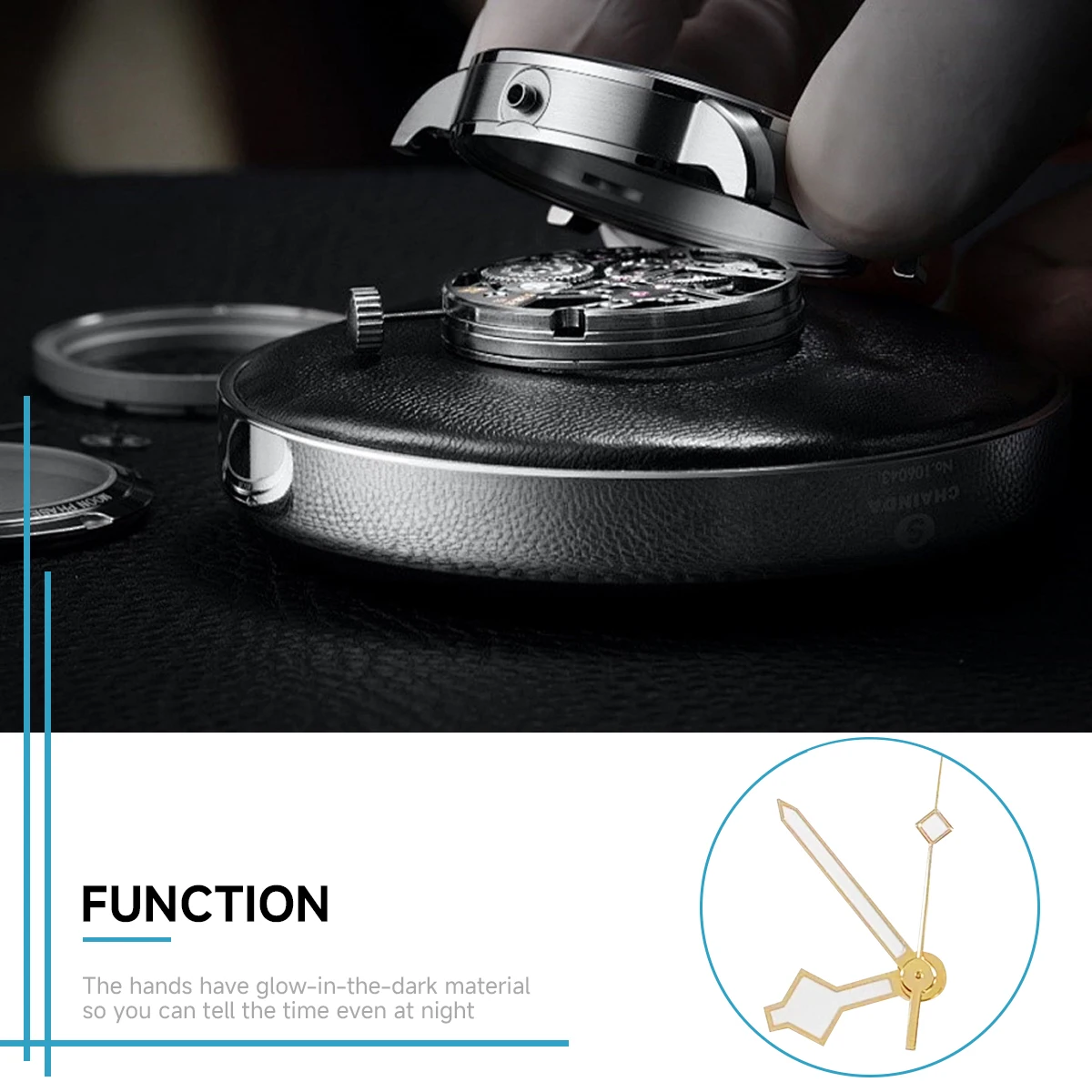 NH35 الأيدي ووتش اكسسوارات روز الذهب الفضة الذهب الأزرق ووتش الأيدي الخضراء مضيئة ل NH35/NH36/4R/7S حركة الساعات مؤشرات