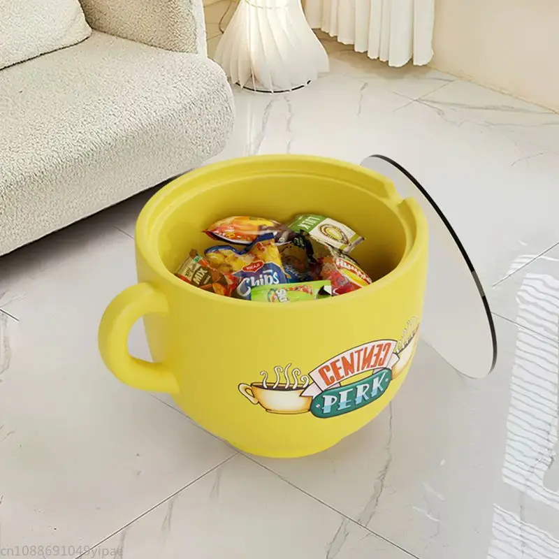 Coffee Cup Creative Decoration Living Room Balcony Tea Table Storage Box Environmental Protection Resin Interesting Furniture