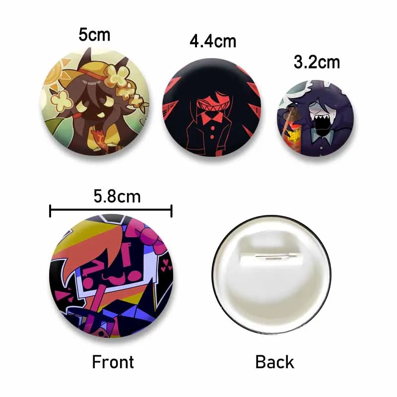 Cute FPE Cartoon Game Enamel Pin Claire Engel Round Brooch for Coat Shoes Kawaii Fashion Lapel Badges Jewelry Gifts for Friends