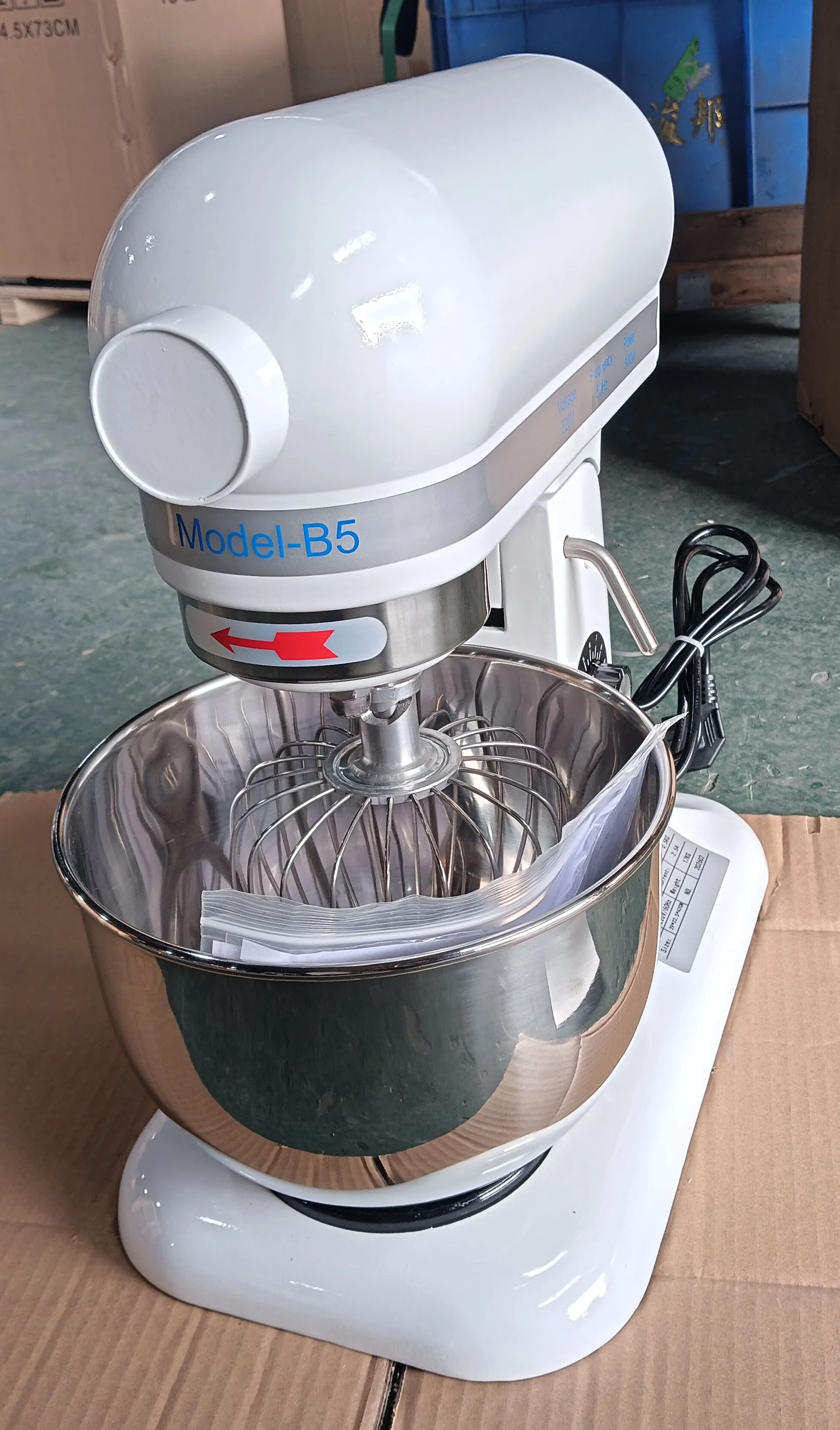 Popular Professional Stand Mixing Bowl Food Mixer 7 L 5 L Stainless Steel Dough Mixing Machine Dough Mixer Kneading Machine