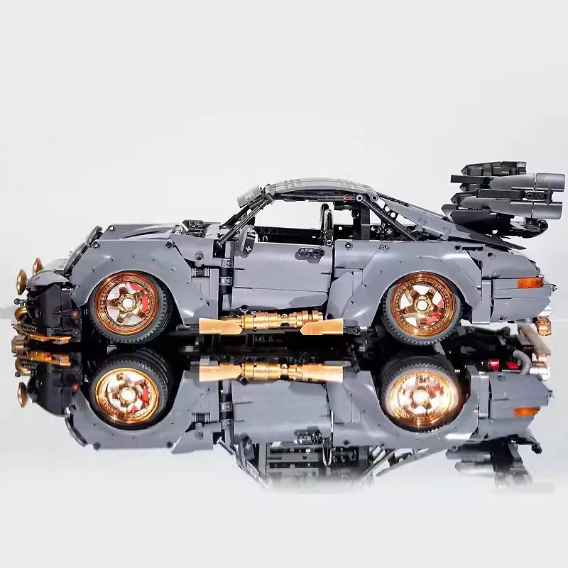 1:10 KBOX 10220B Technische Super Sport Auto Bausteine Niedrigen Fahrzeug Ziegel DIY Puzzle Montage DIY Spielzeug Weihnachten Geschenke Kinder