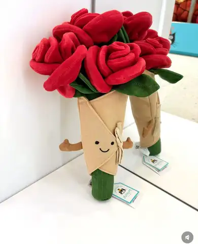 Jc Valentine's Day Gift Must Have, Chic Heart Gift Box Plush Toy Doll New Year Gift 2026 Year of the Horse New Product