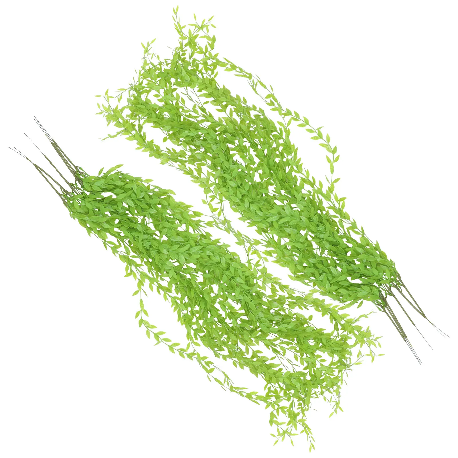 

12pcs Artificial Hanging Vine Decor Lightweight Iron Wire PVC Plants Seasonal Home Wedding Pet Supplies Layout