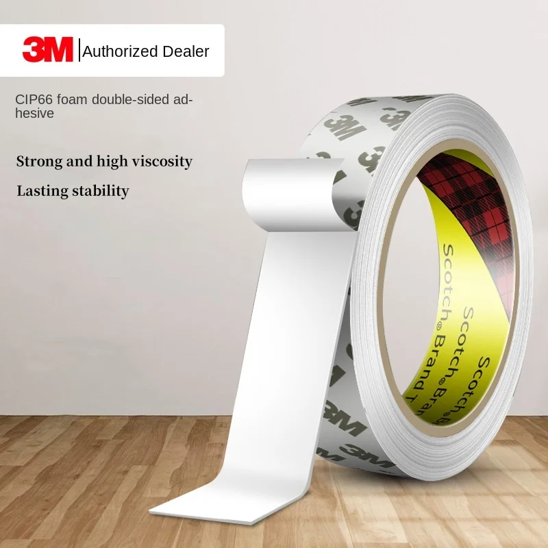 

3M CIP66 Foam Double-Sided Tape 10-40mm Strong Non-Trace Tape Waterproof High-Viscosity Double-Sided Tape for Cars Household Use