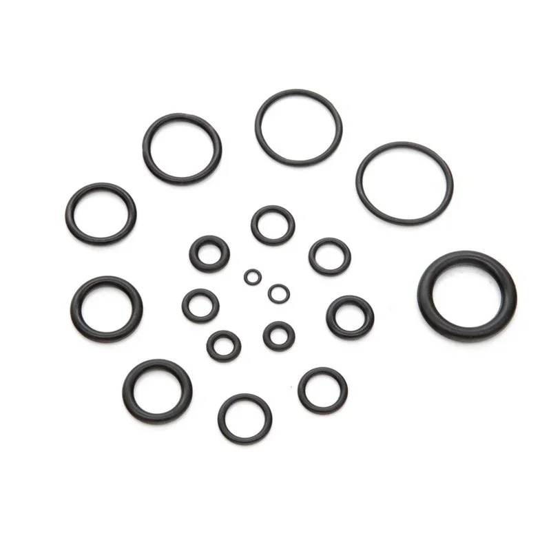 225 Pcs Car Seals Washer Rubber O Ring O-Ring Gasket 18 Type Assortment Kit Machine Waterproof Oil-resistant Auto Accessories