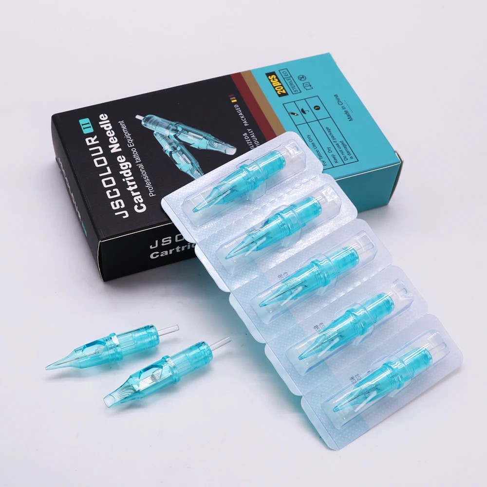 Tattoo Cartridges RL/RS/M1/RM Disposable Sterilized Safety Needles for Permanent Makeup Tattoo Machines 10pcs/lot