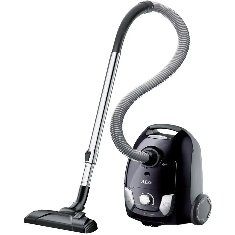 

Powerful Bagless Vacuum Cleaner, Versatile for All Floors, Washable Filter, 7.5m Cord, Accessories Included, Handheld, 80dB, Bla