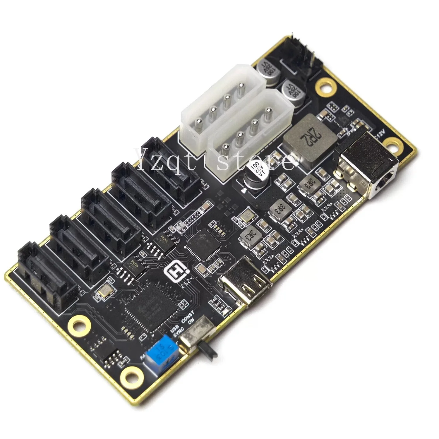USB to SATA3.0 expansion card Notebook to 5 ports SATA adapter card Type C hard disk external expansion JMS