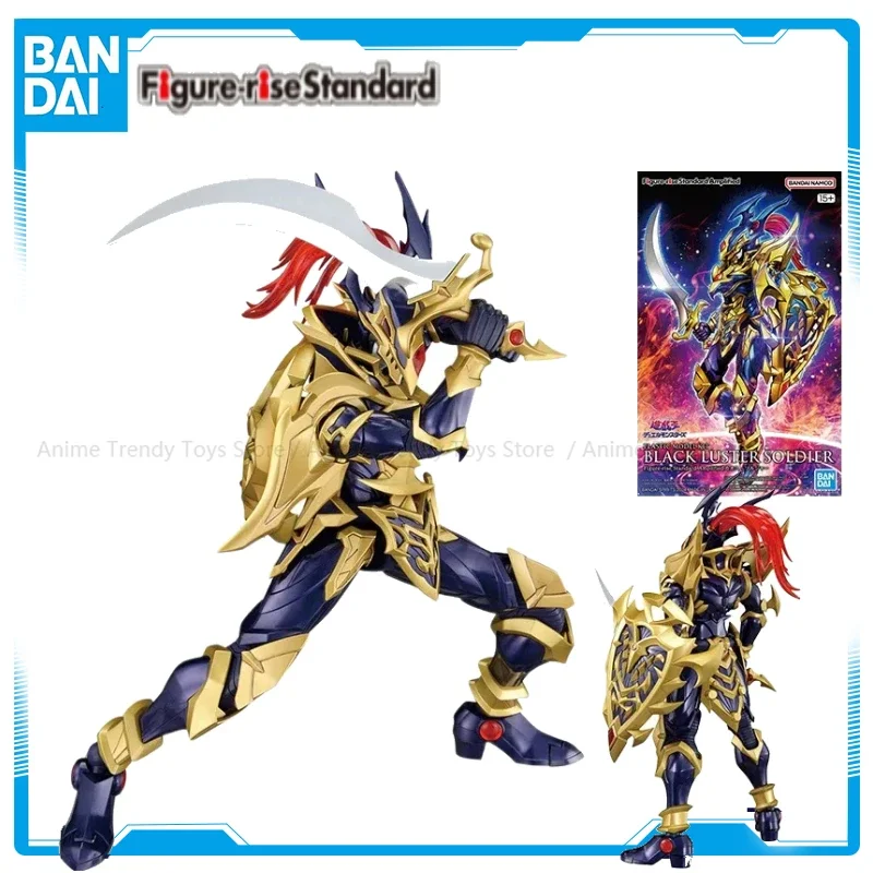 

В наличии оригинальная аниме Bandai Duel Monsters Yu-Gi-Oh Black Luster Soldier FRS в сборе, модель игрушки, экшн-фигурка, подарок WY
