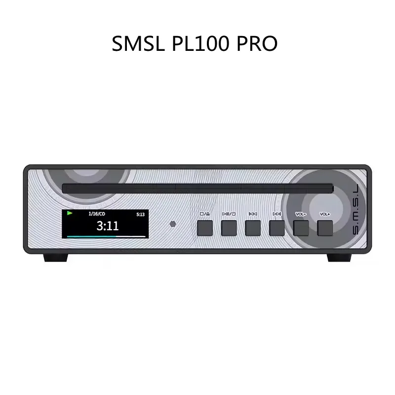 SMSL PL100 Pro CD Player Multi-function CS43131*2 DAC Chips Supports Lossless MQA Playback 4.4mm balanced XLR