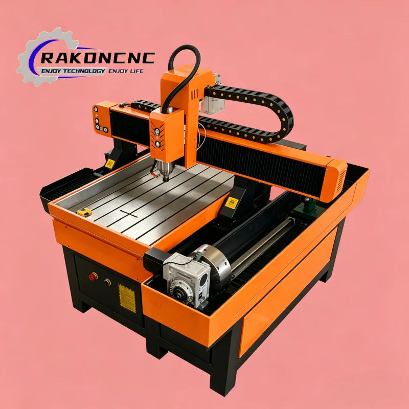 

Customizable 4 Axis Side Rotation CNC Wood Router High Efficiency 6090 for MDF PVC Metal & Aluminum Carving Heavy Duty for Sale