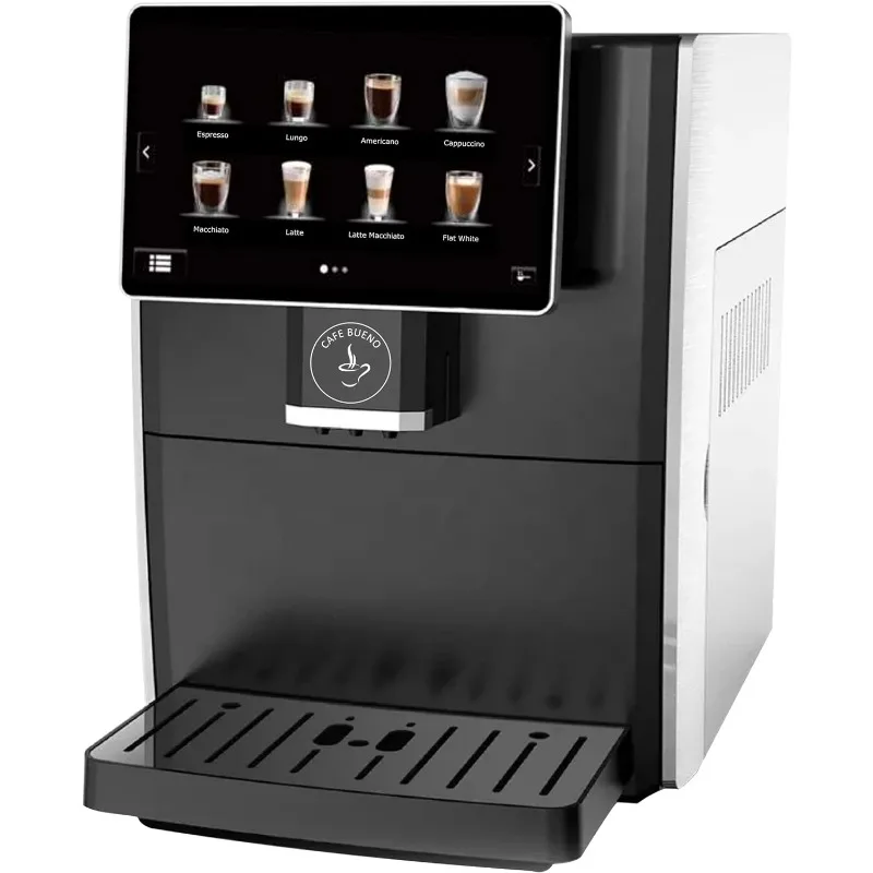 

Super Automatic Espresso Machine - Coffee Recipes, Durable, Grinder, Milk Frother Kitchen Home