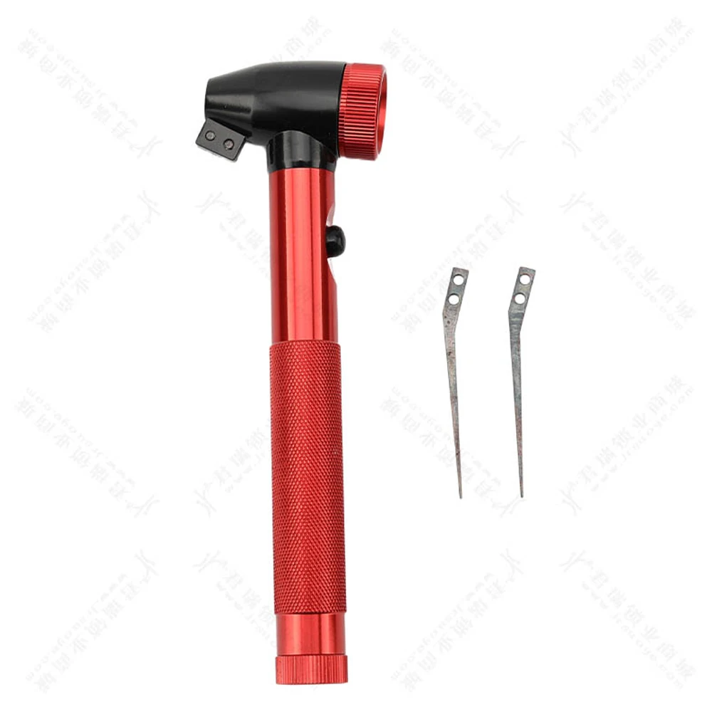 JMCKJ Professional Locksmith Tool Portable Hawkeye Dial Needle Red With 2PCS Straight Needle With Lamp Magnifying Glass