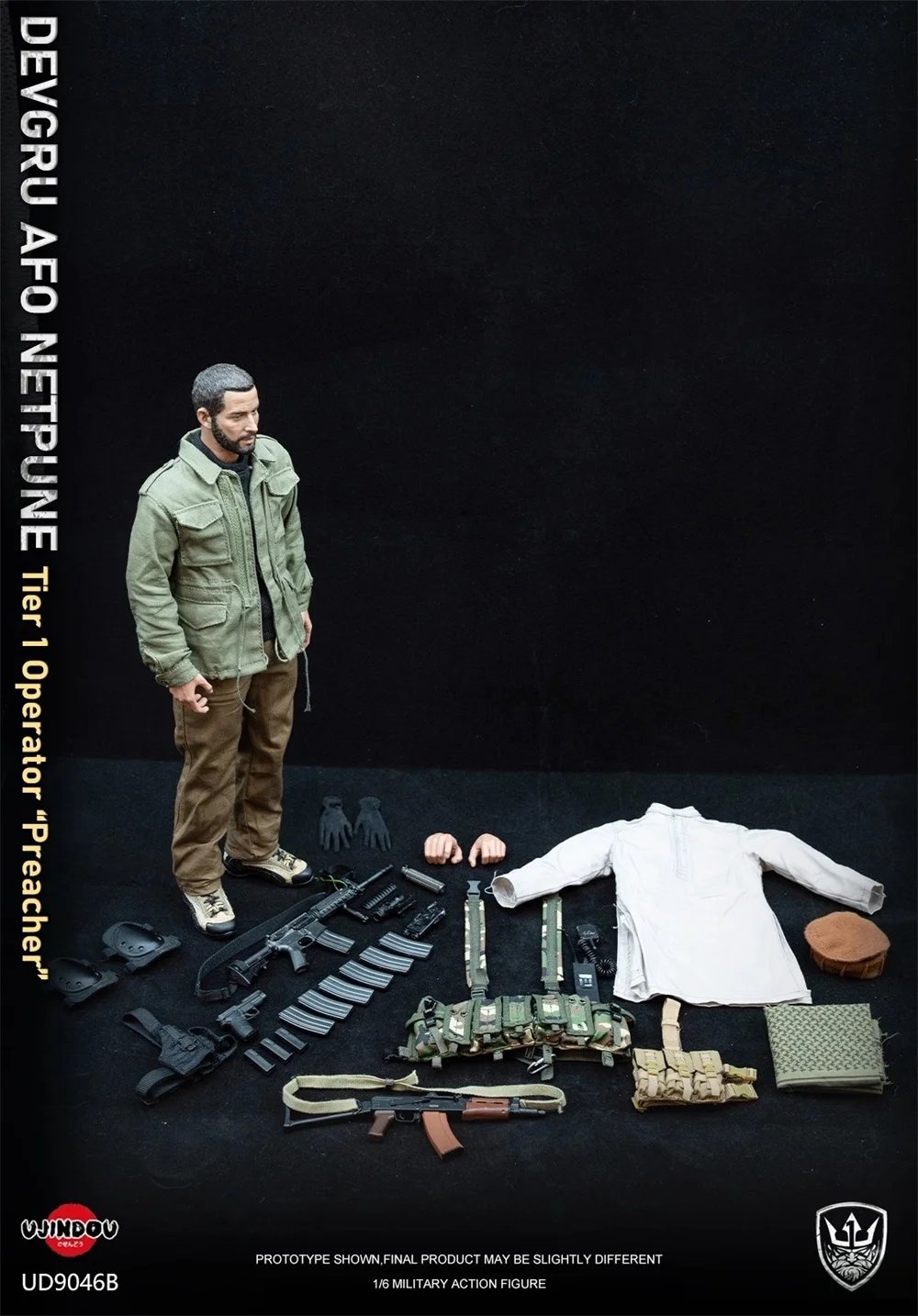 Auf Lager Maßstab 1:6 2-Version Jagd Actionfigur Soldat Betriebseinheit 2001 UJINDOU UD9046B UJINDOU UD9046A Komplettset für Fans