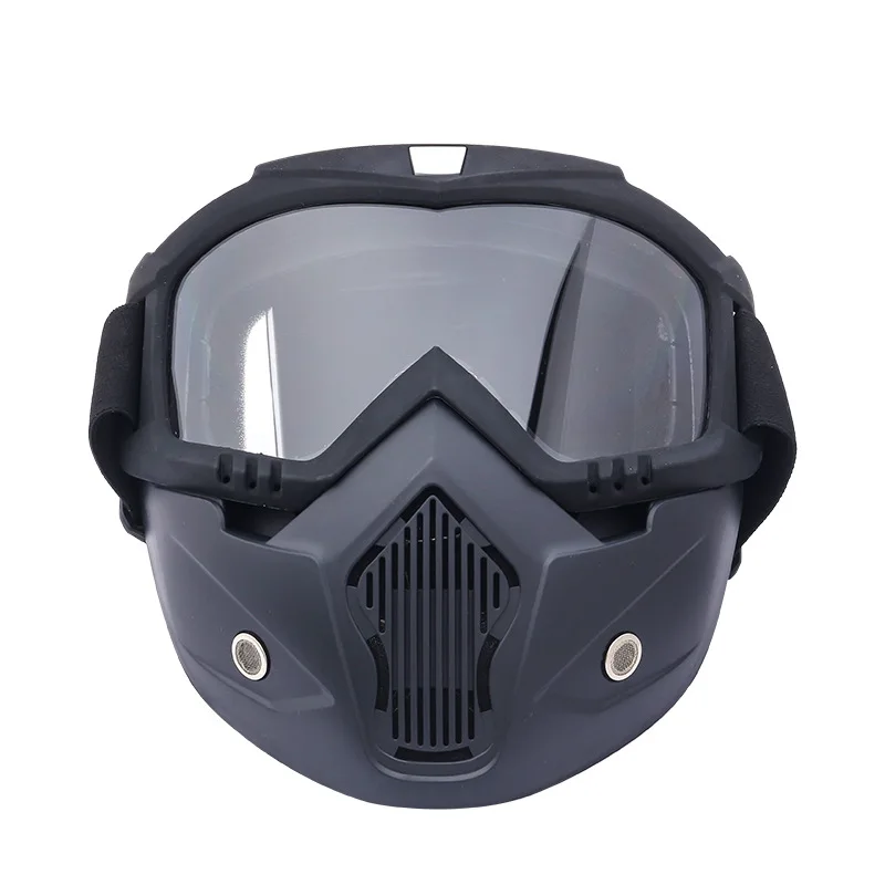 Vintage Windproof Riding Goggles with Anti Fog Mask Off Road Motorcycle Helmet Winter Warm Retro Style Premium Eyewear​