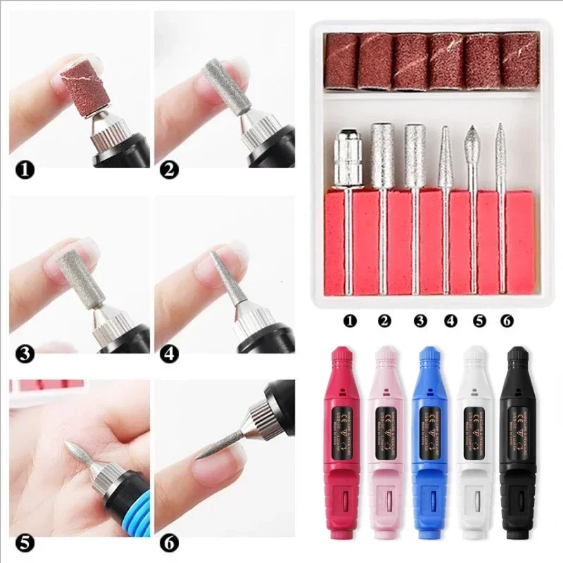 Professional Nail Drill Machine Set Electric Sander Gel Polish Remover Manicure Tools High Quality Driller Nail Accessories