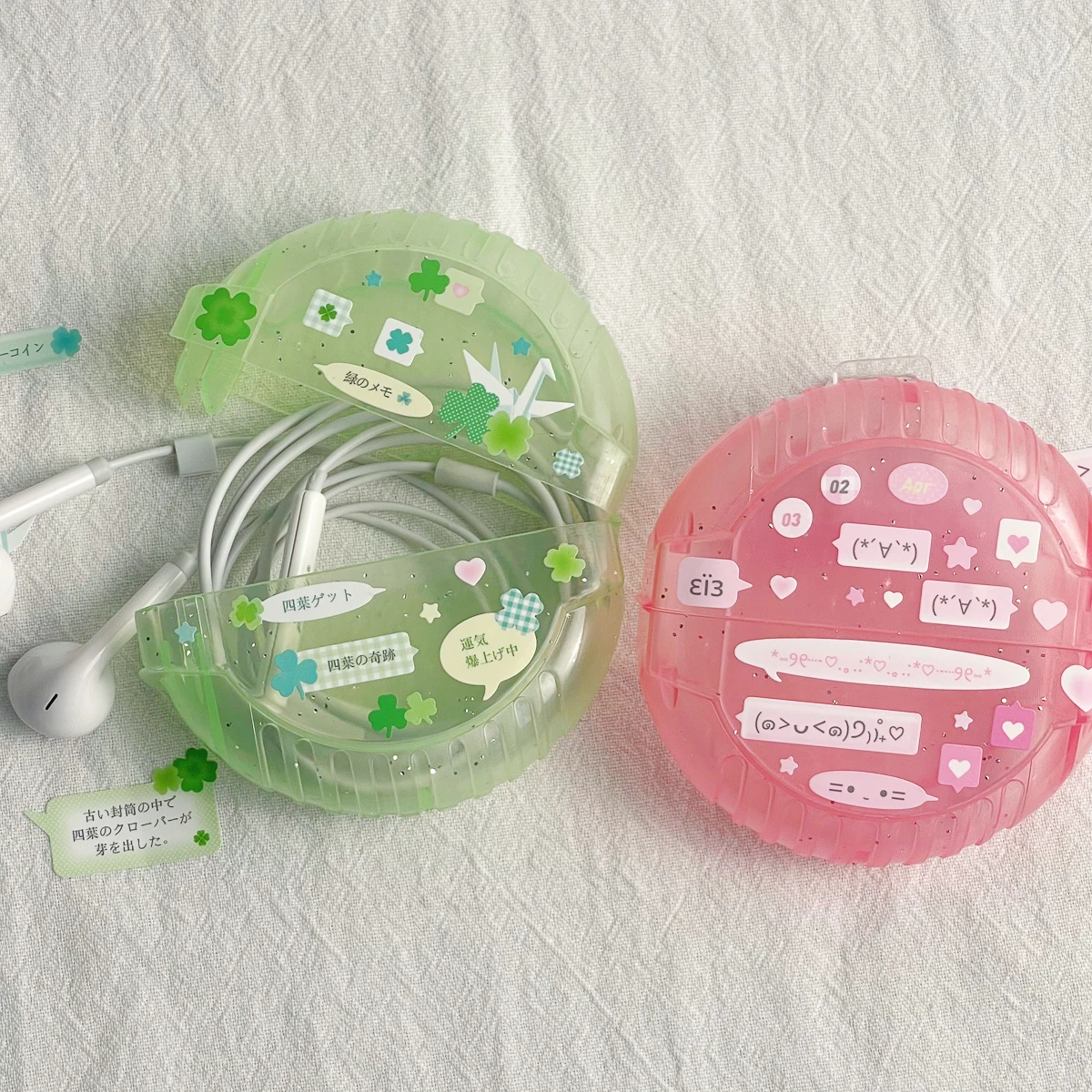 

Green four-leaf clover Sticker Diy Phone Luggage Motorcycle Laptop Grane Deco Sticker Kawaii Decorative Stickers Diy Arts Crafts
