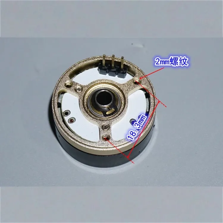 28mm neodymium strong magnetic external rotor pan tilt brushless motor 330KV2204 three-phase brushless with limit pan tilt motor