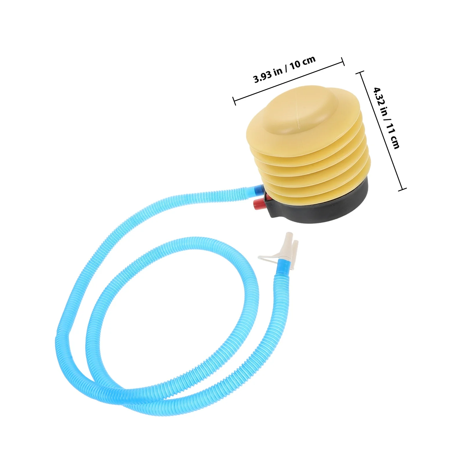4 قطعة مضخة المحمولة نفخ فراش الكرة بالون مضخة قوية مقاومة للاهتراء الأيدي الحرة مريحة #3