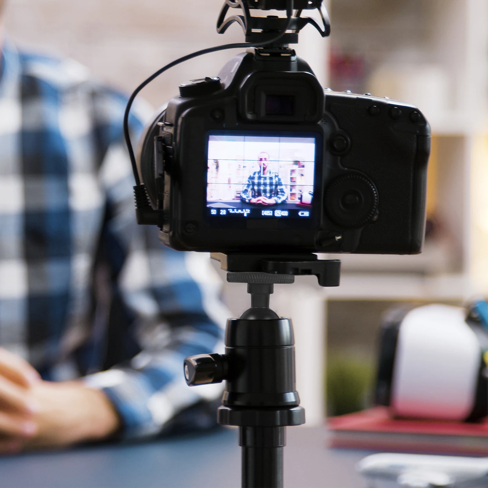 

2pcs Camera Bracket Parts Aluminum Alloy Ball Head Tripod Mount Adapter For Dslr Phone Rotatable Photography Video Support