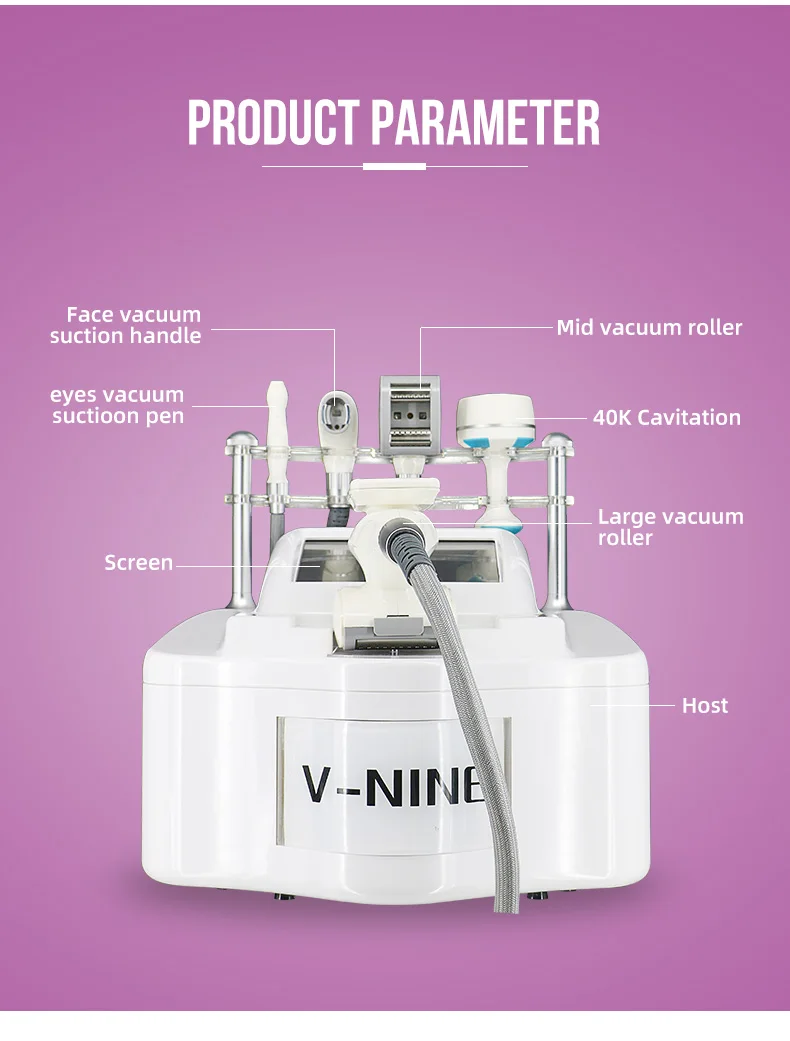 

Portable V9 Vela Body Shape Weight loss Vacuum 80K Cavitation Slimming Roller Shaping Massage Machine Fat Removal Face Lift