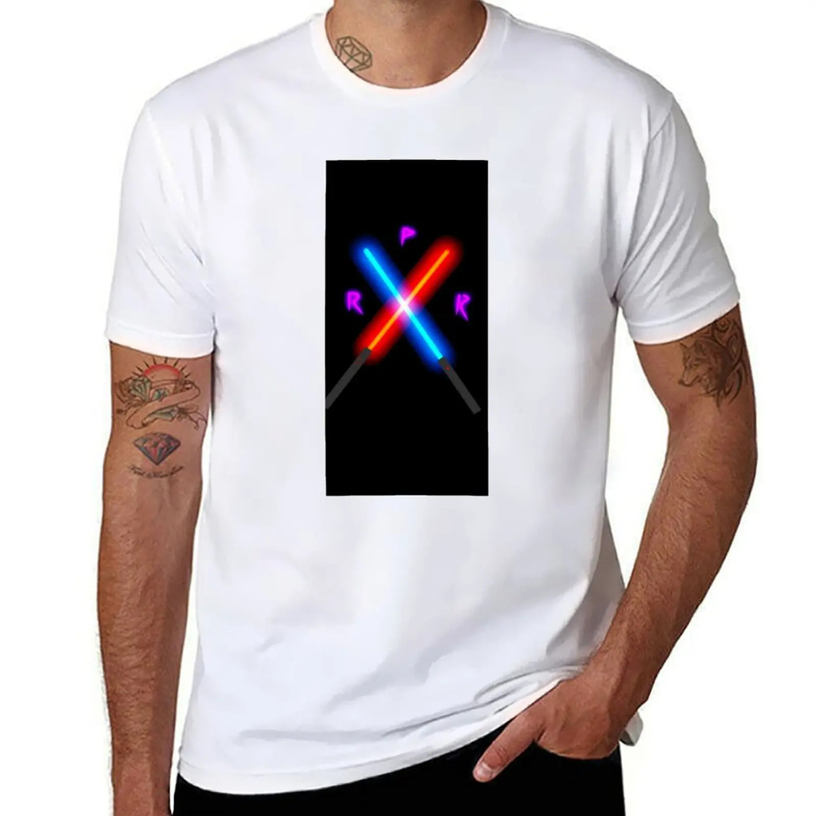 

rprx lightsaber T-Shirt t shirt for man man t shirt summer T-Shirt