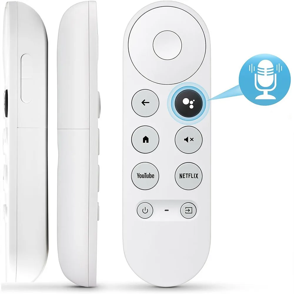 Control Remoto por Voz G9N9N para Google Chromecast GA019/20/23 Compatible con Televisores Inteligentes Google