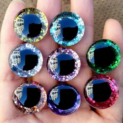 20Pcs/10Pairs Doll Accessories 3D Eyeballs 16mm Flash Color Eyes for 1/4 1/3 Dolls Animal Eyes Toy DIY Crafts
