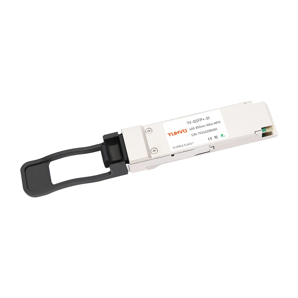 

Compatible 40GBASE-SR4 QSFP+ Optical Transceiver QSFP-40GE-M150 with MPO Connector 850nm 150m MMF